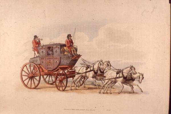 London till Worcester Royal Mail Coach från 