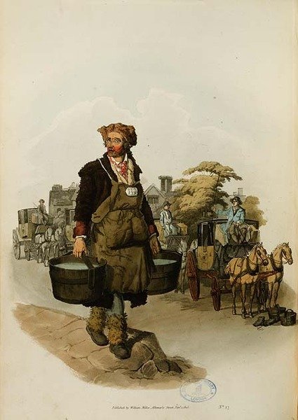 Waterman at a Coach Stand från 