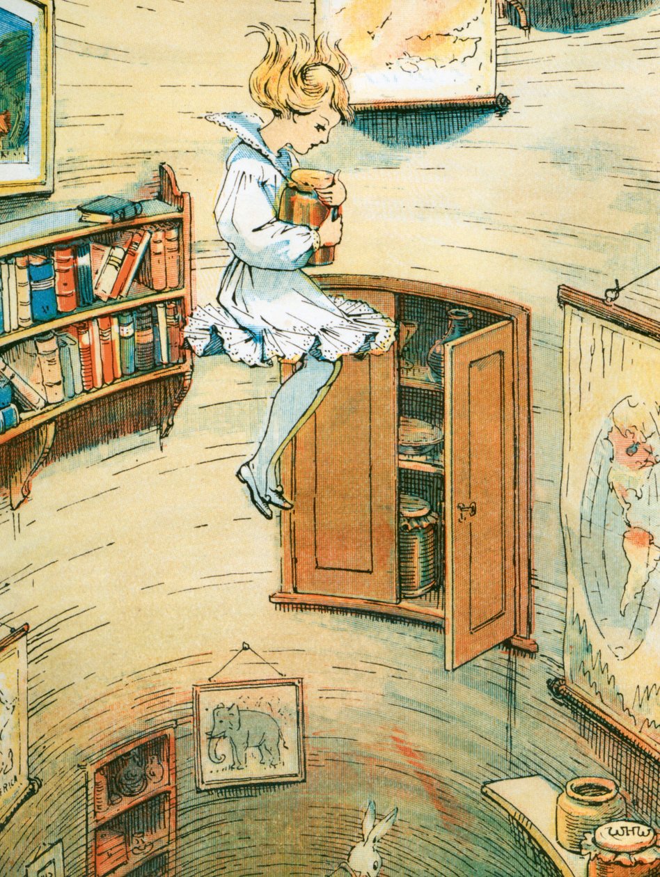 Alice i Underlandet, boktallrik av William Henry Romaine Walker