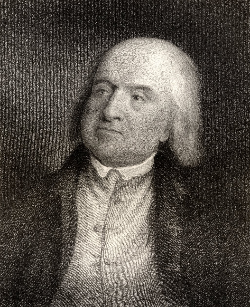 Jeremy Bentham, iliyochongwa na S. Freeman (1773-1857) kutoka 