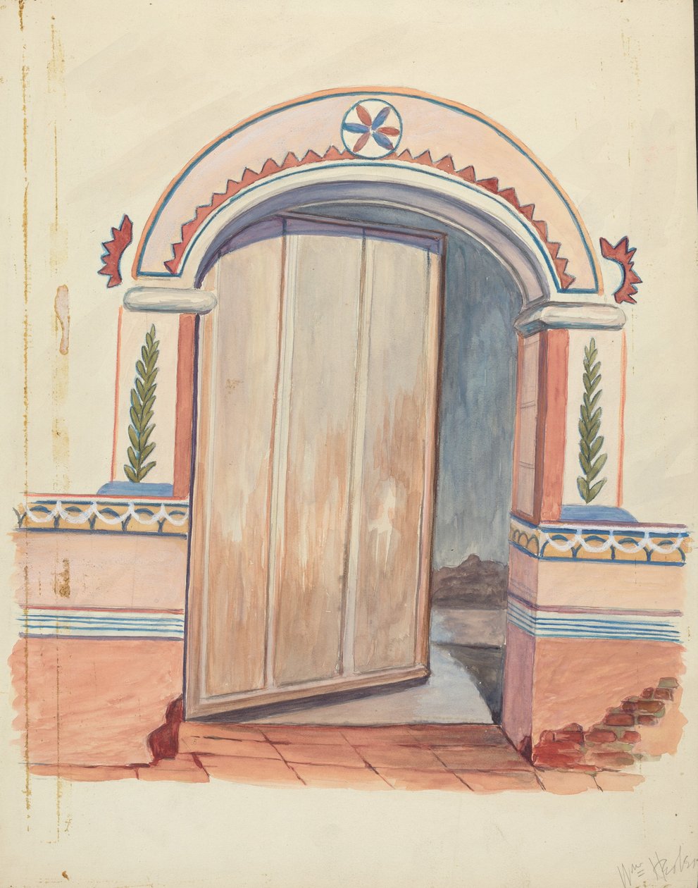 Väggmålning, 19351942. av William Herbert