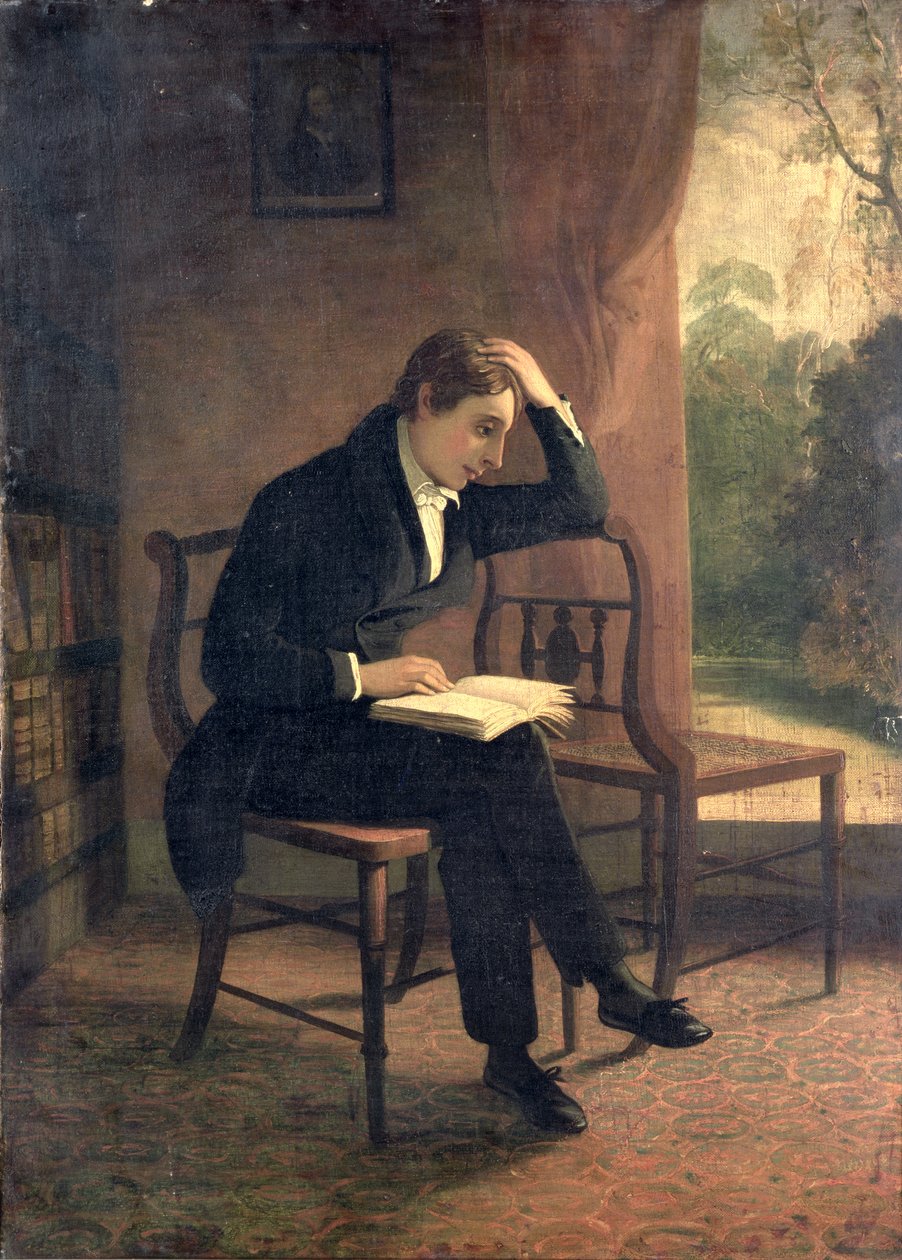 Porträtt av John Keats (efter Joseph Severn) av William Hilton