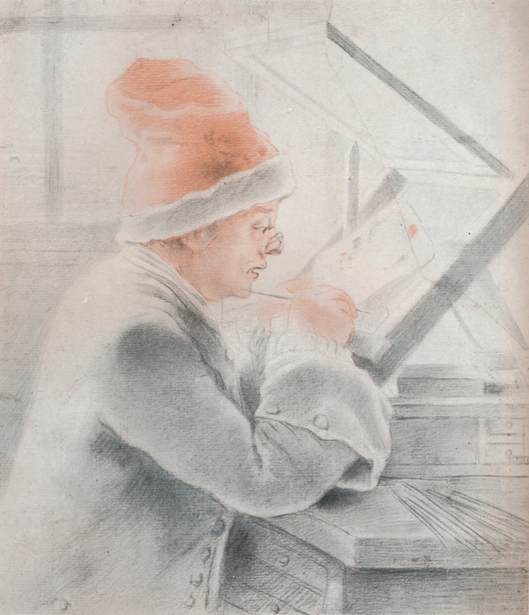 Christian Fredrik Zincke, 1752 av William Hoare