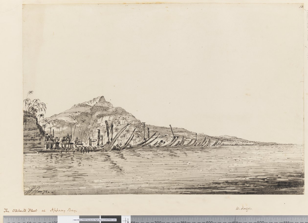 Page 14 Otaheite-flottan vid Appany Bay av William Hodges