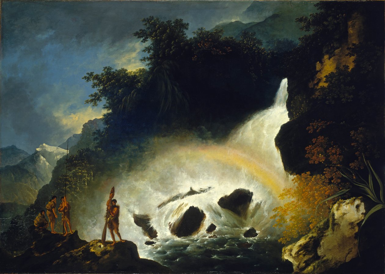 Vattenfall i Dusky Bay, april 1773 av William Hodges