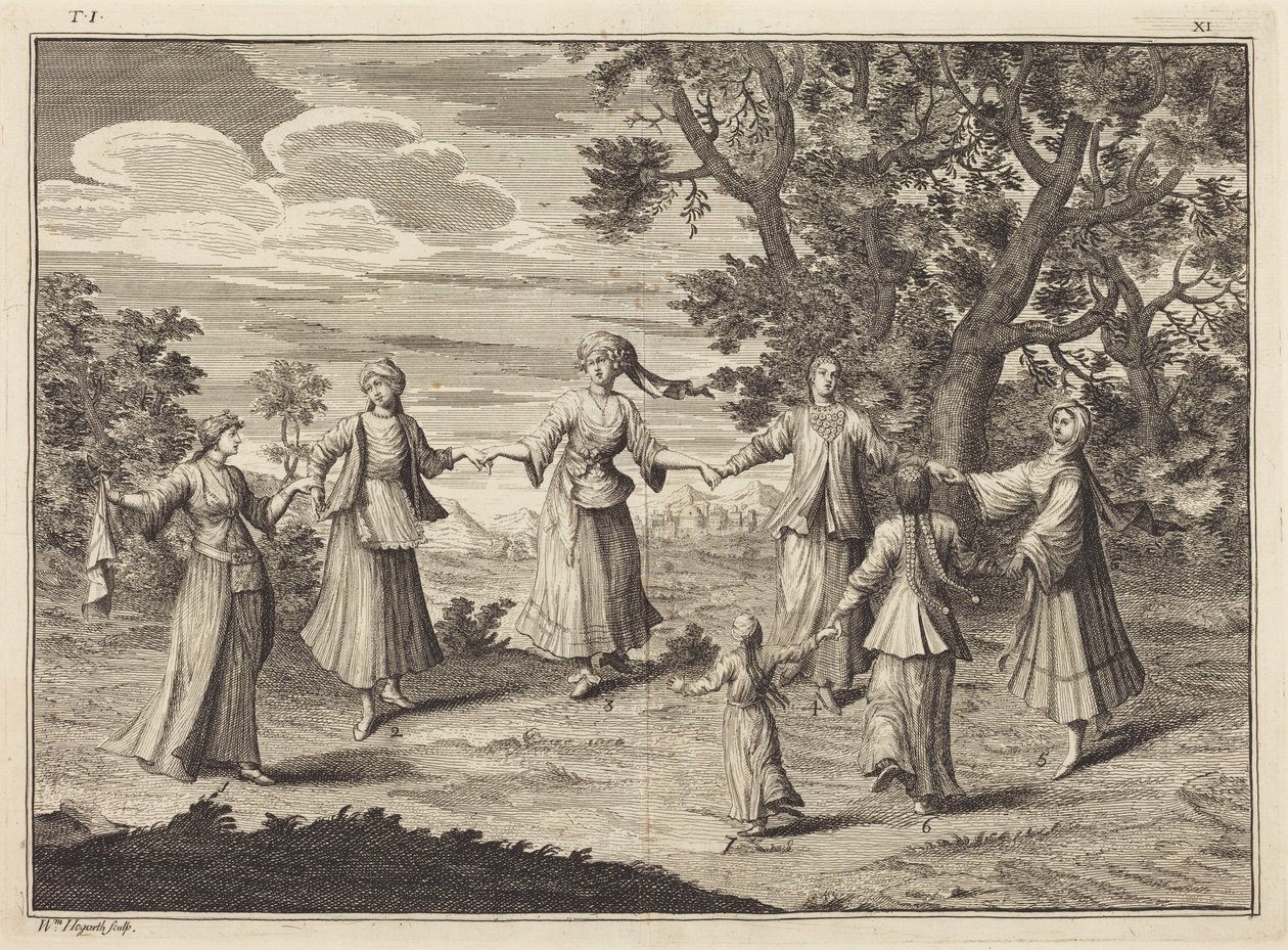 En inhemsk dans av William Hogarth