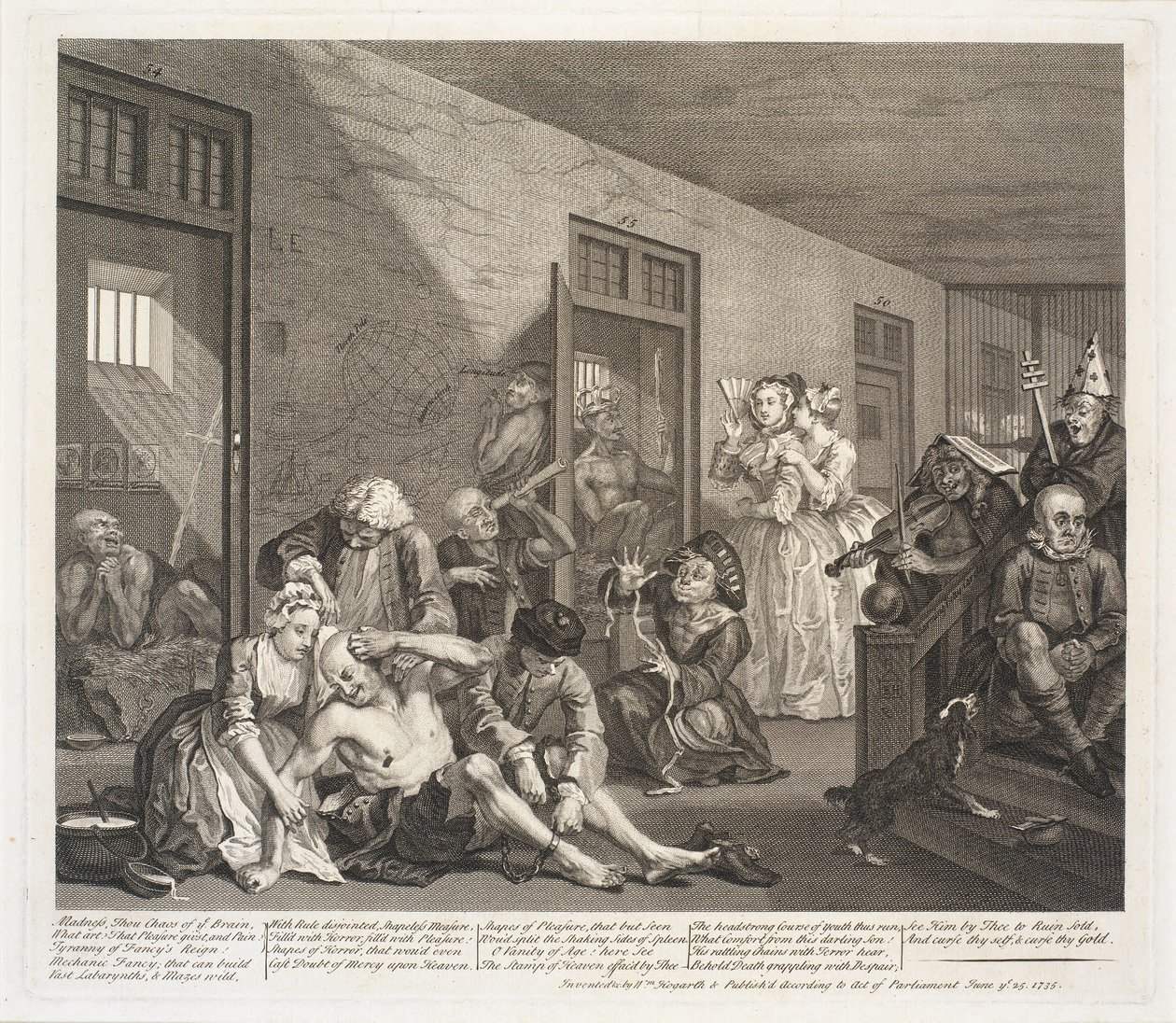 En Rakes framsteg av William Hogarth