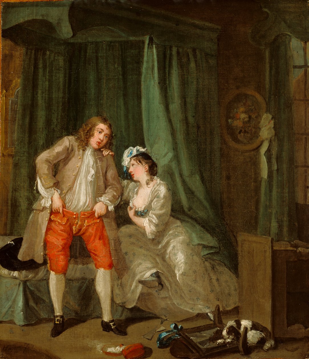 Efter, ca 1730-31 (olja på duk) av William Hogarth