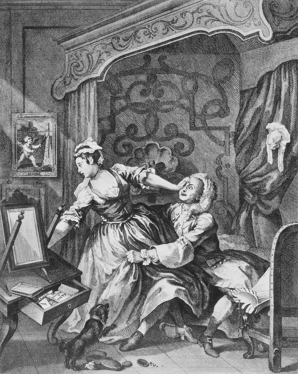 Förr, 1736 av William Hogarth