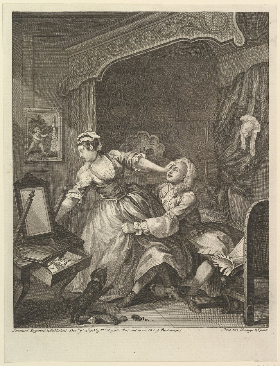 Före den 15 december 1736. av William Hogarth
