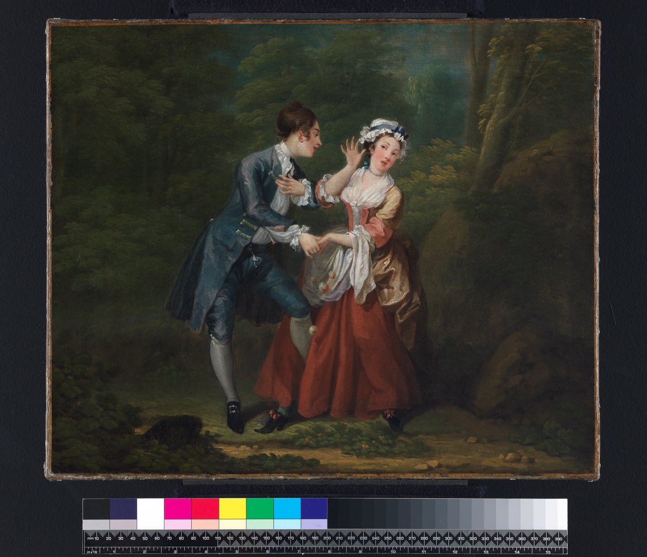 Före, ca 1730-31 (en i ett par, se 58828) av William Hogarth