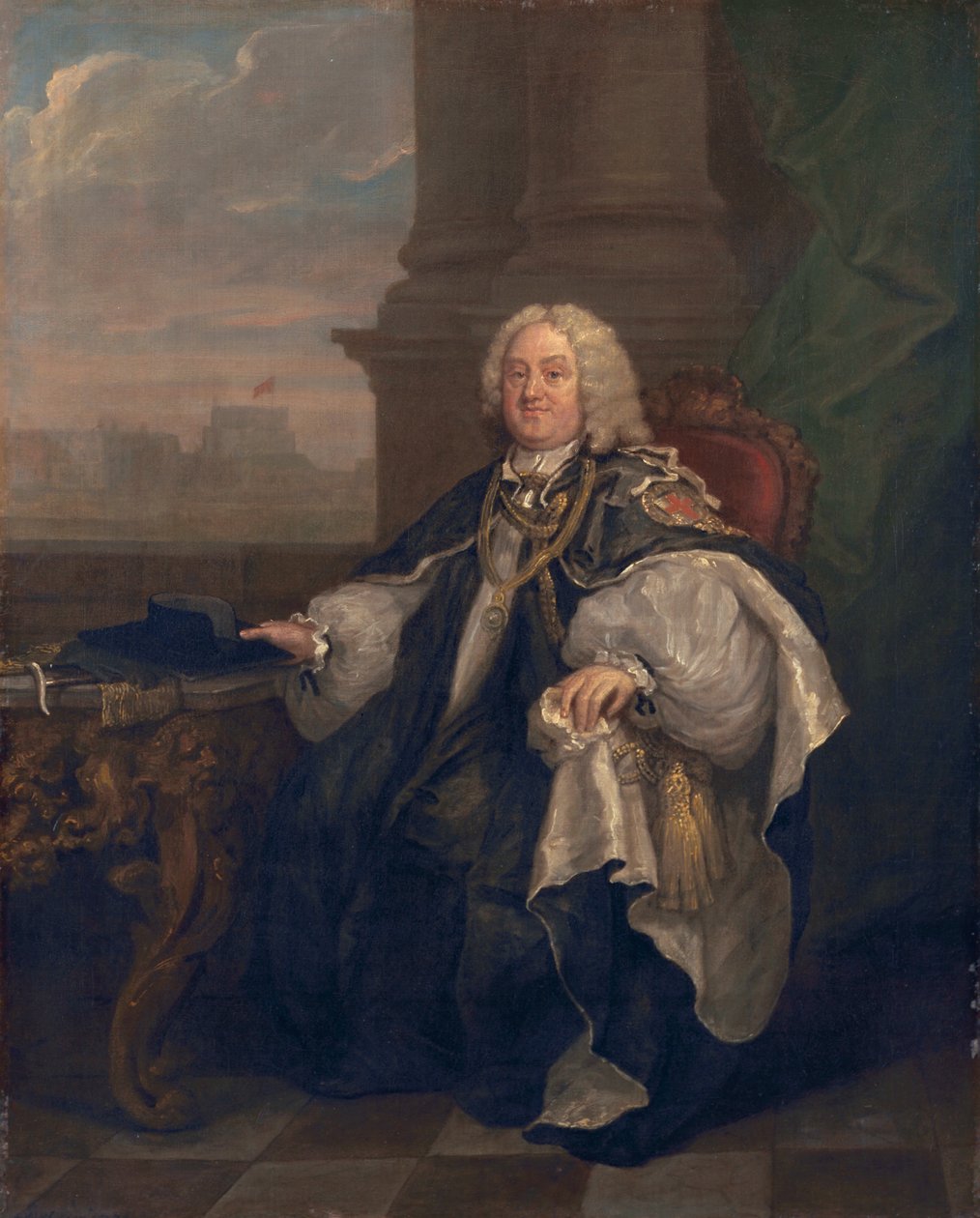 Benjamin Hoadly, biskop av Winchester, 1742 av William Hogarth