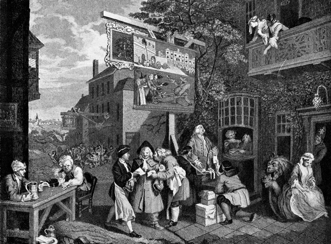Sökande för röster, 1757 av William Hogarth