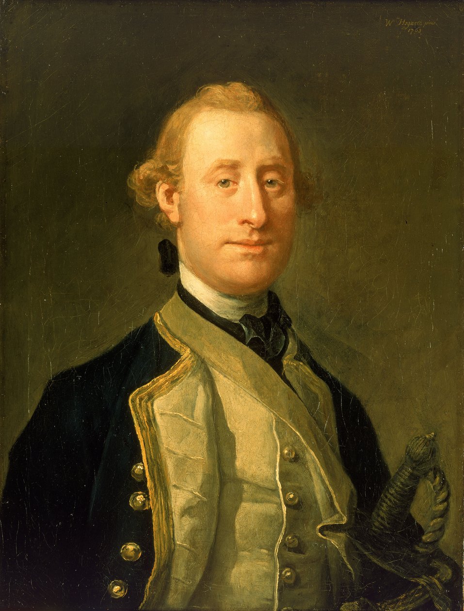 Kapten Sir Alexander Schomberg (1720-1804) av William Hogarth