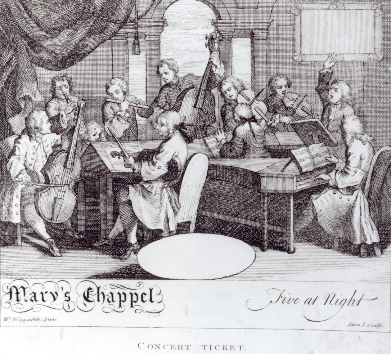 Konsertbiljett till Mary