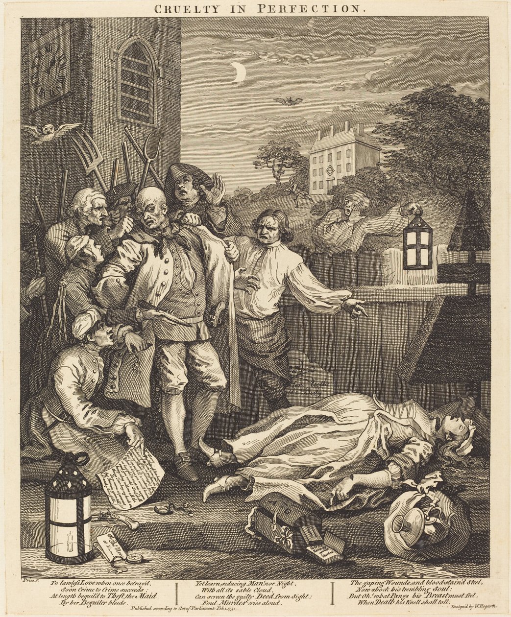 Grymhet i perfektion av William Hogarth