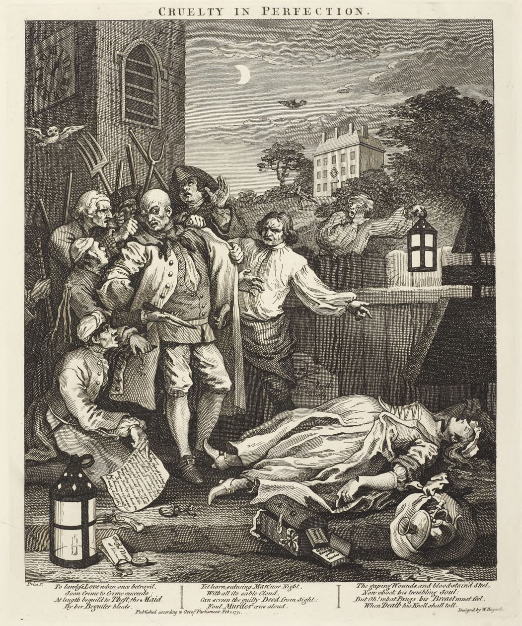 Grymhet i perfektion av William Hogarth