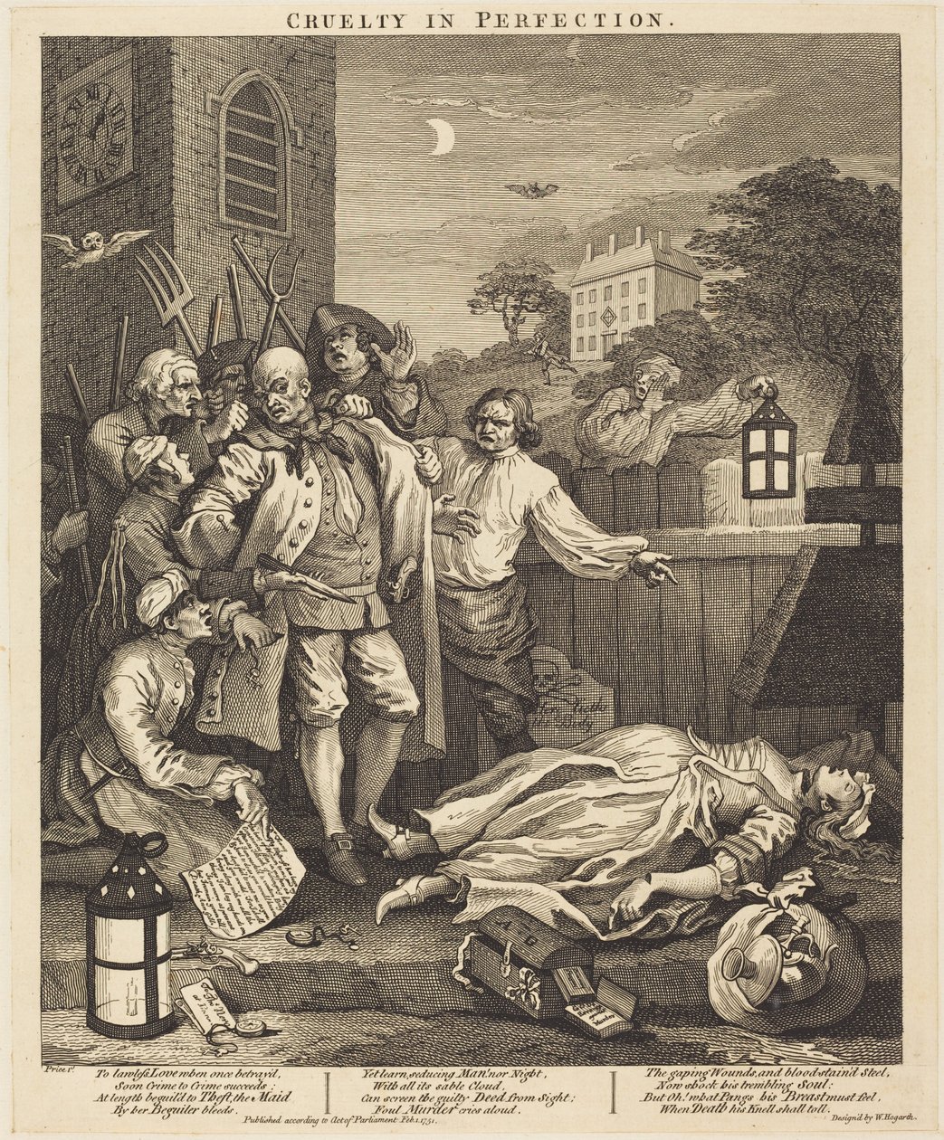 Grymhet i fulländning av William Hogarth