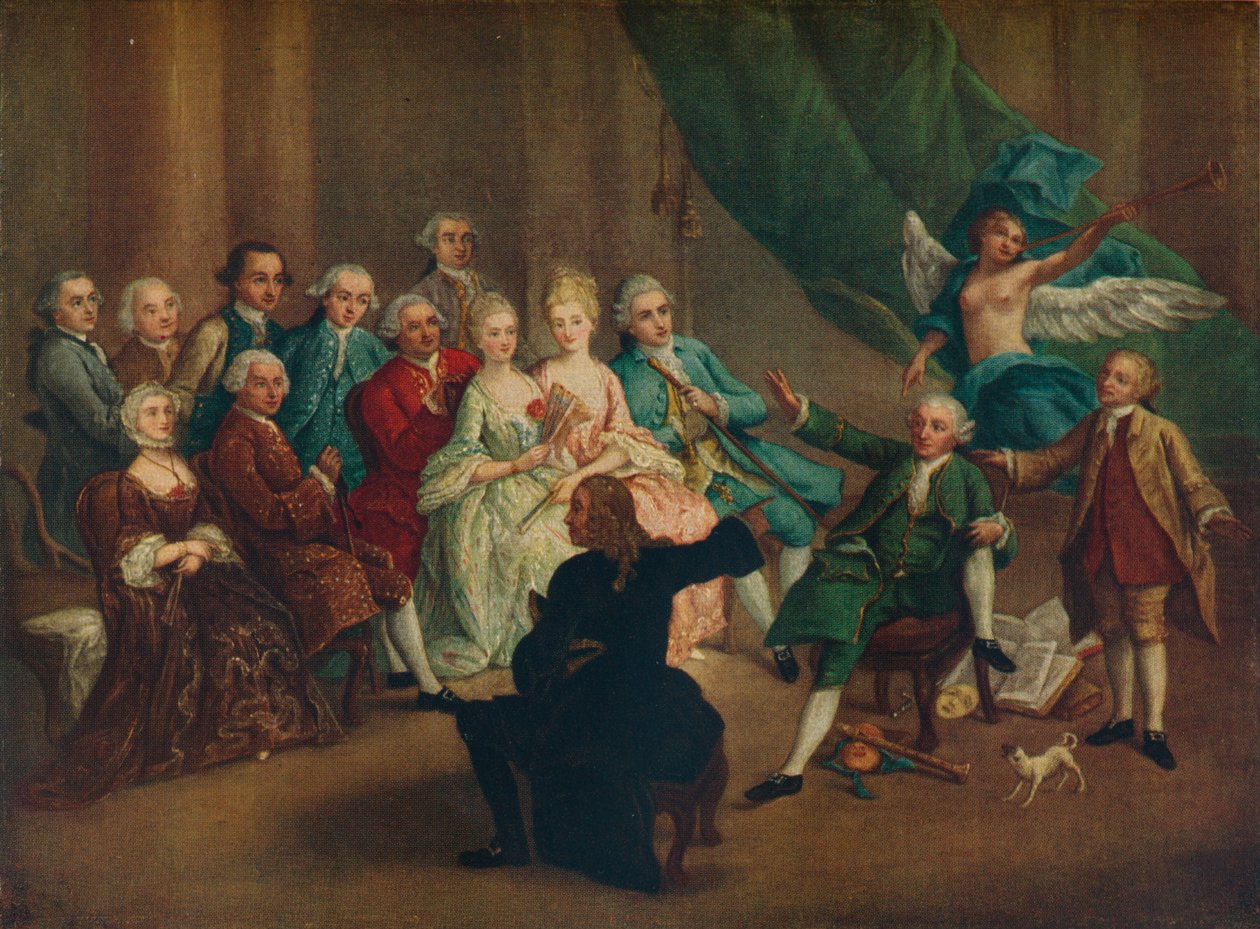 David Garrick i det gröna rummet, 1700-talet av William Hogarth