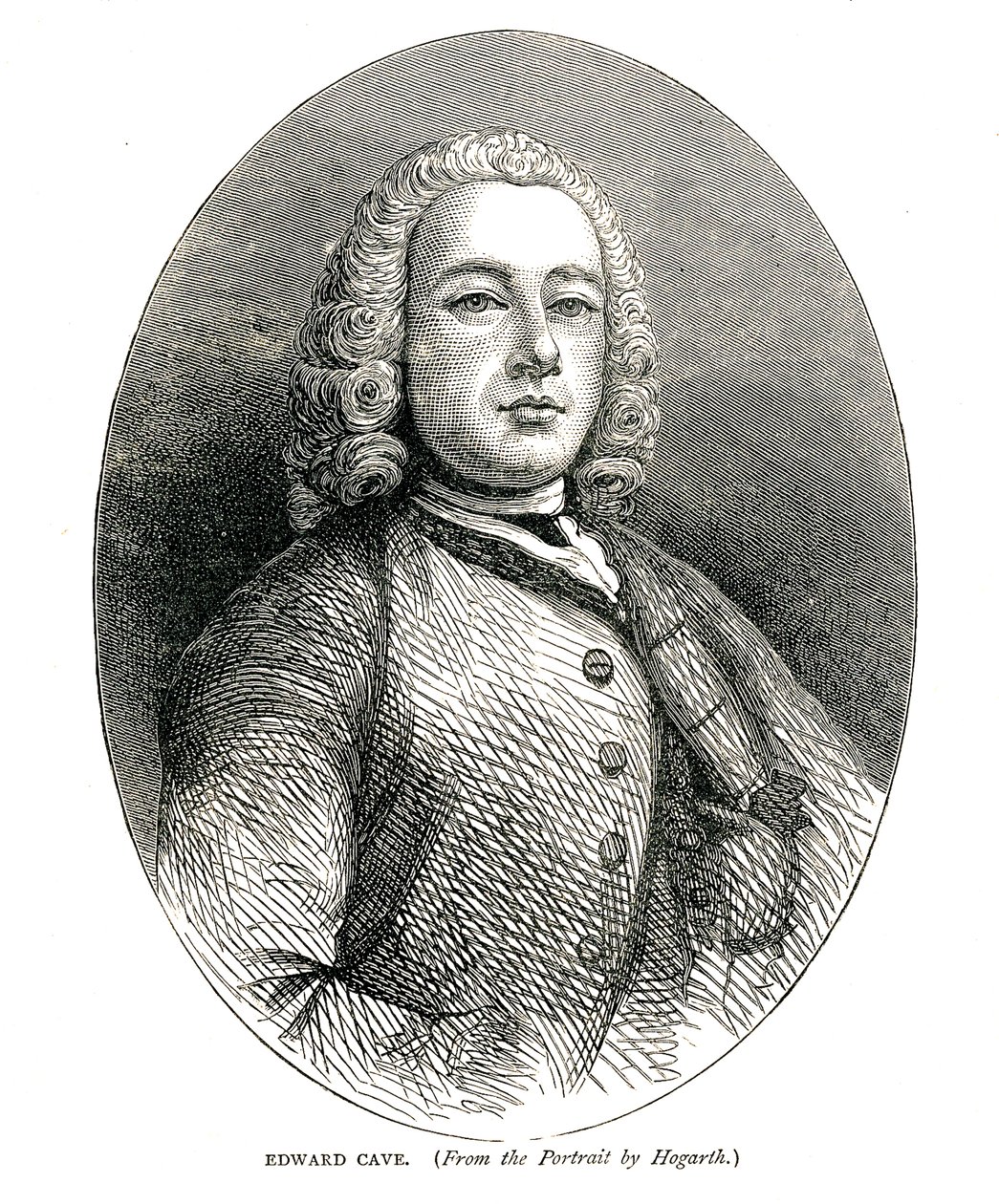 Edward Cave, ca 1700-talet av William Hogarth