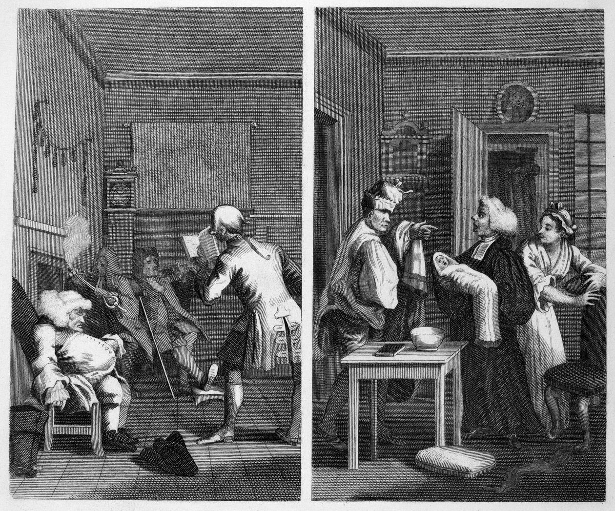 Frontispice till Tristram Shandy av William Hogarth