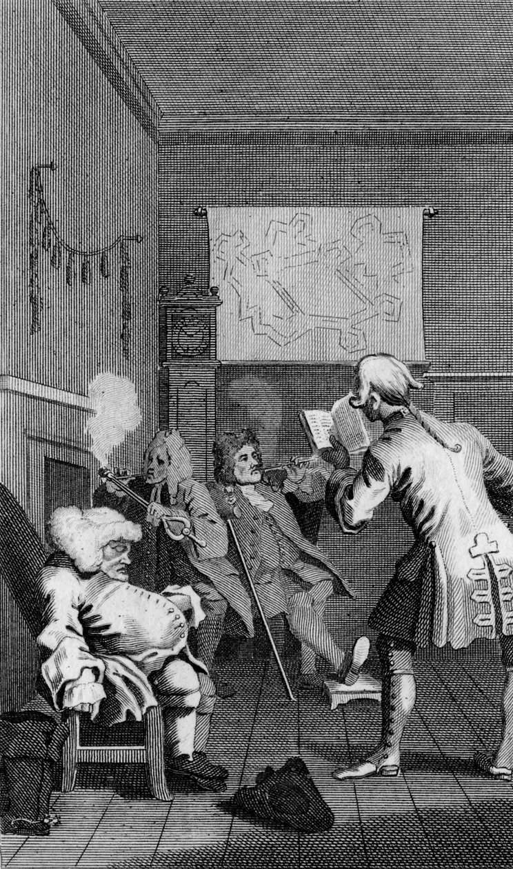 Frontispice till Tristram Shandy av William Hogarth av William Hogarth
