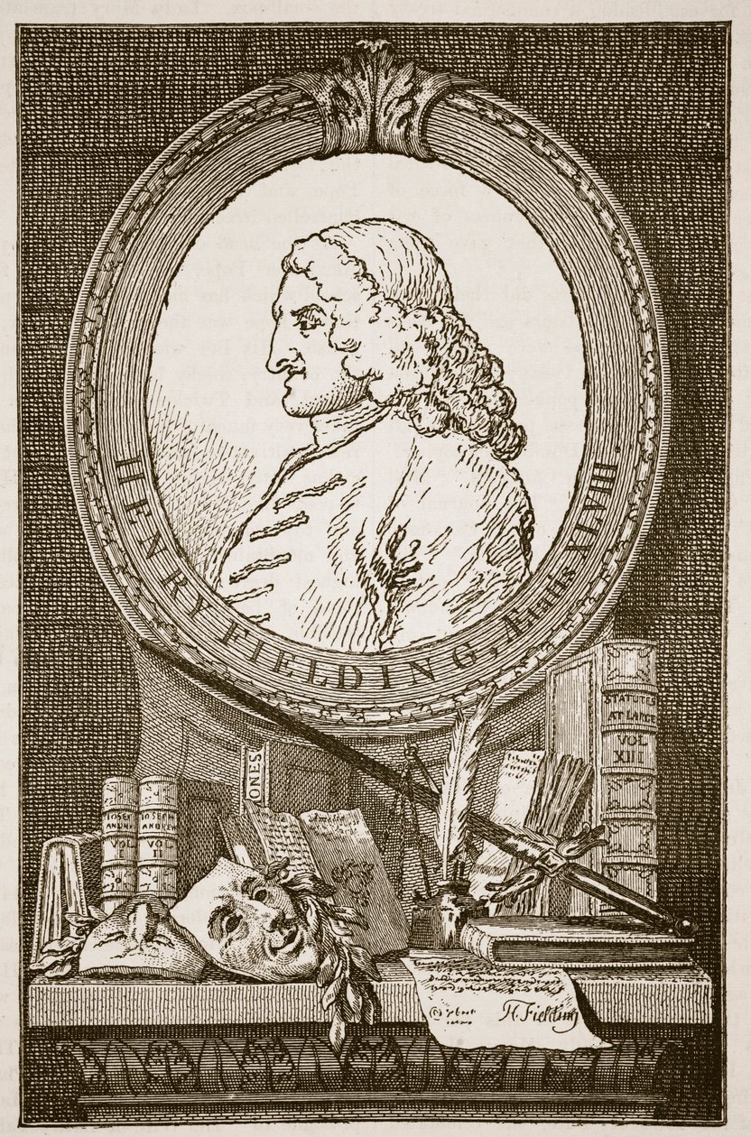 Henry Fielding, illustration från "Cassell