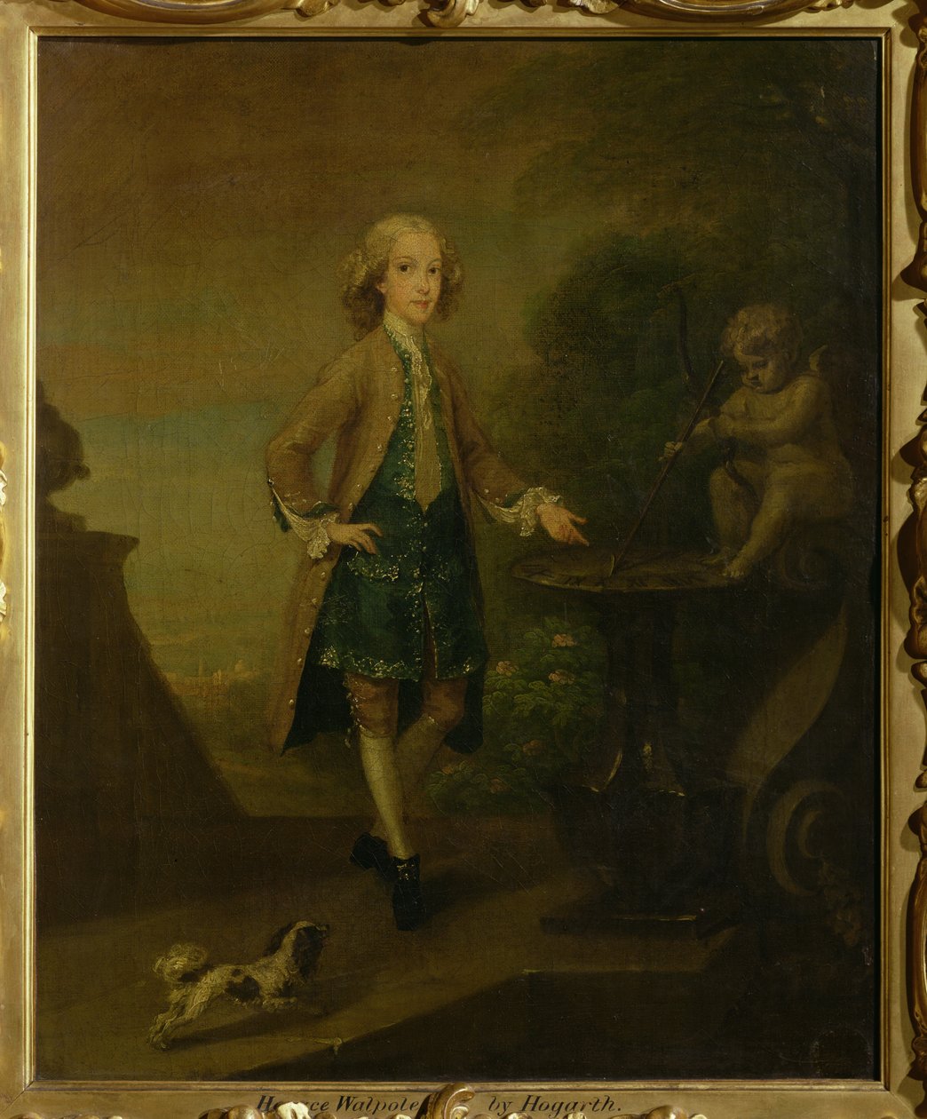 Horace Walpole, 10 år gammal, 1727-8 av William Hogarth