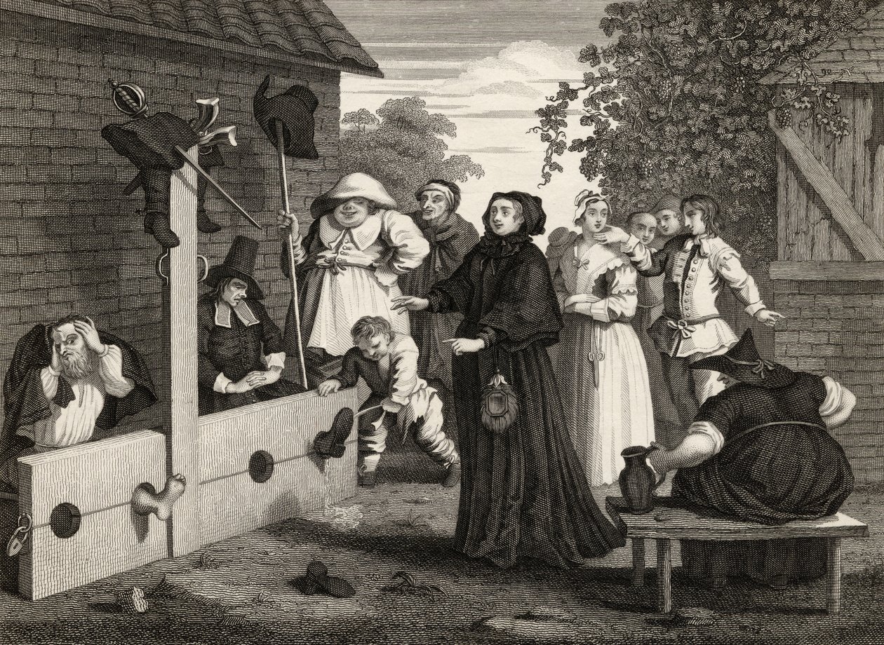 Hudibras and Ralpho in the Stocks, från 