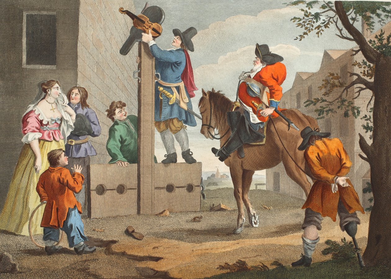 Hudibras leder Crowdero i triumf, från 