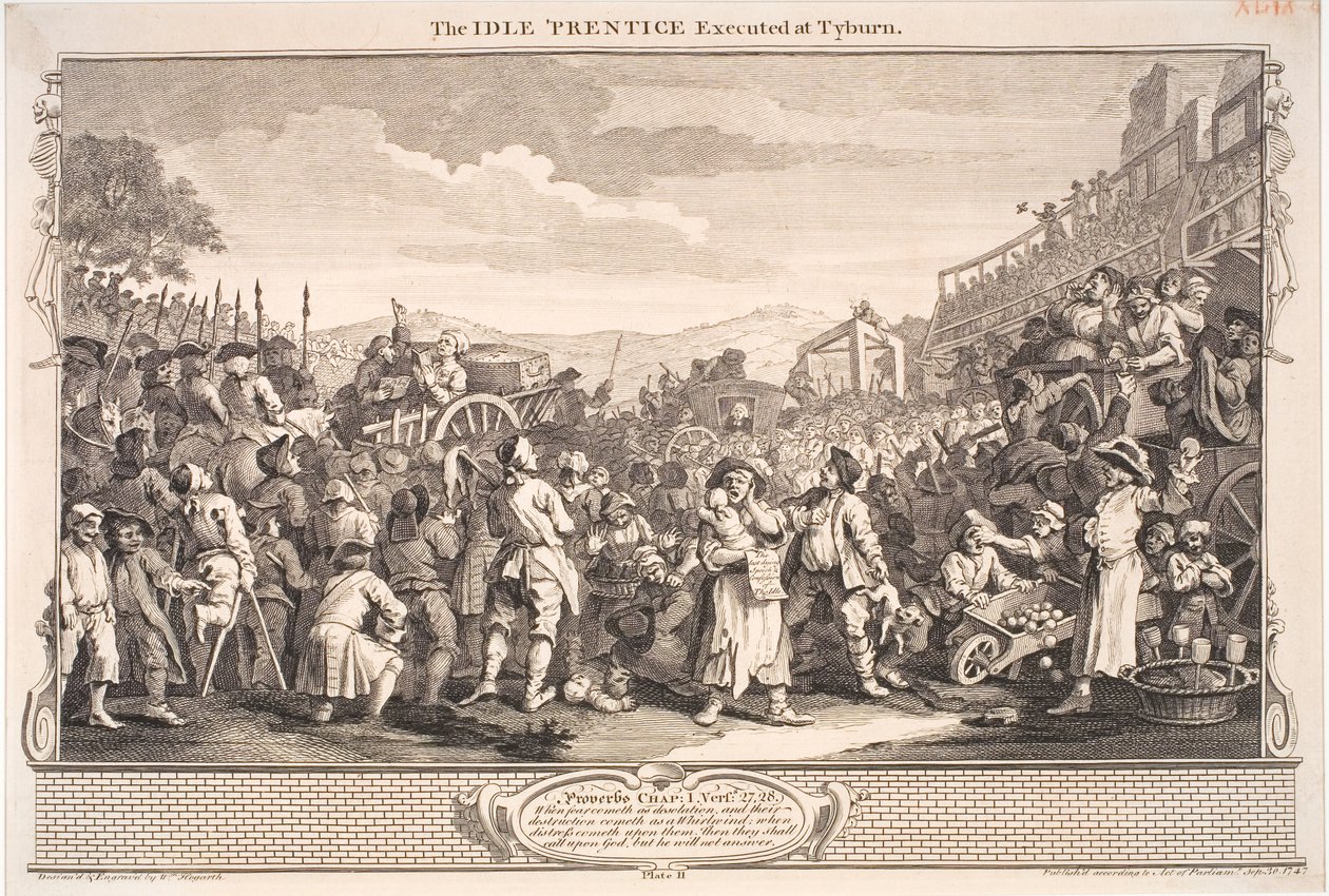 Industri och sysslolöshet av William Hogarth