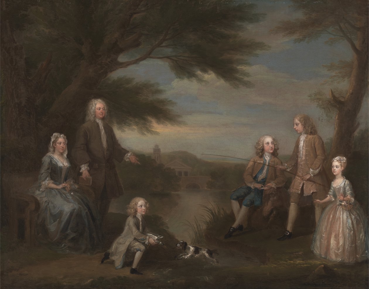 John och Elizabeth Jeffreys och deras barn, 1730. av William Hogarth