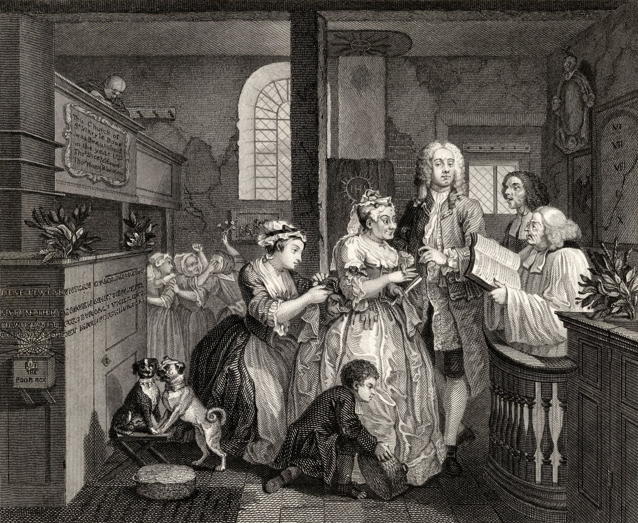 Married to an Old Maid, tavla V från "A Rake