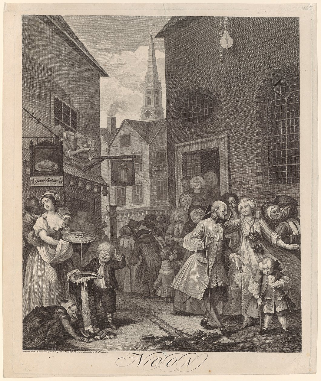 middag av William Hogarth