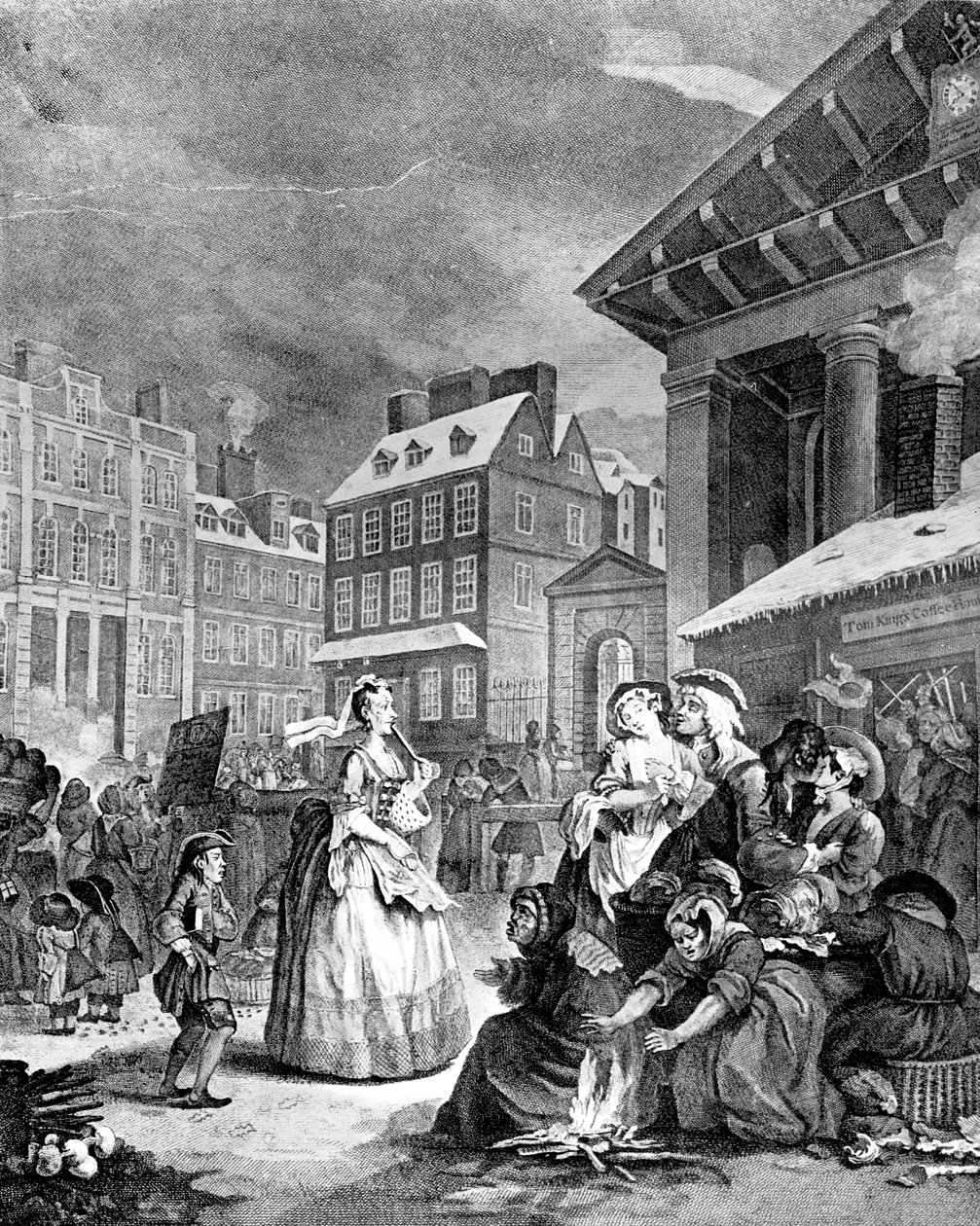Morgon fyra gånger på dagen, 1738. av William Hogarth