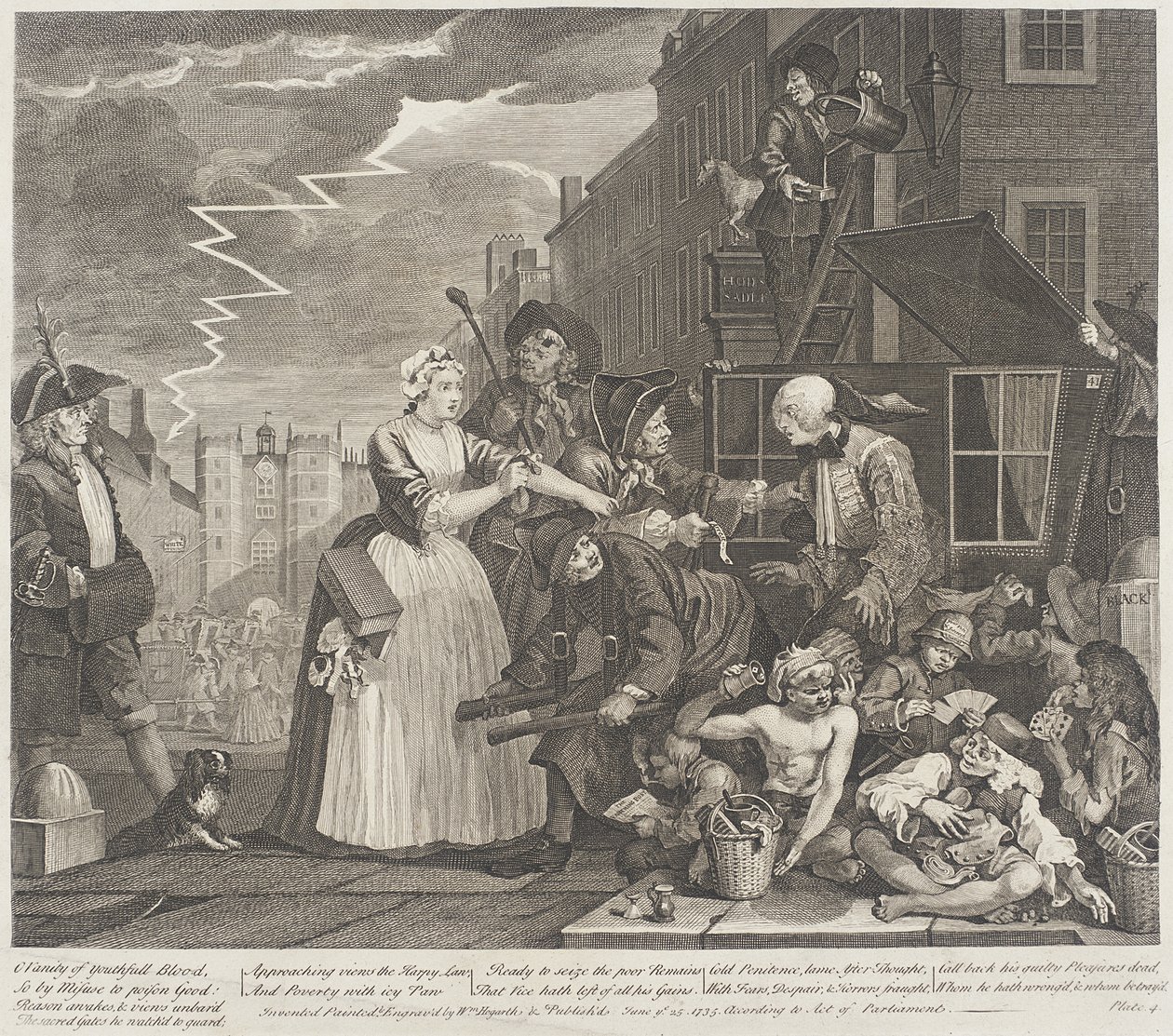O, ungdomligt blods fåfänga av William Hogarth
