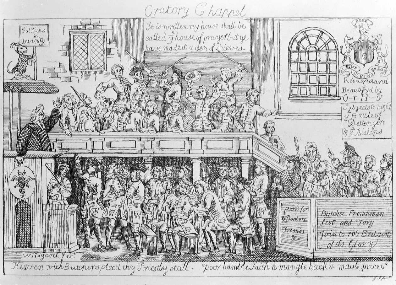 Oratory Chappel, c.1746 av William Hogarth