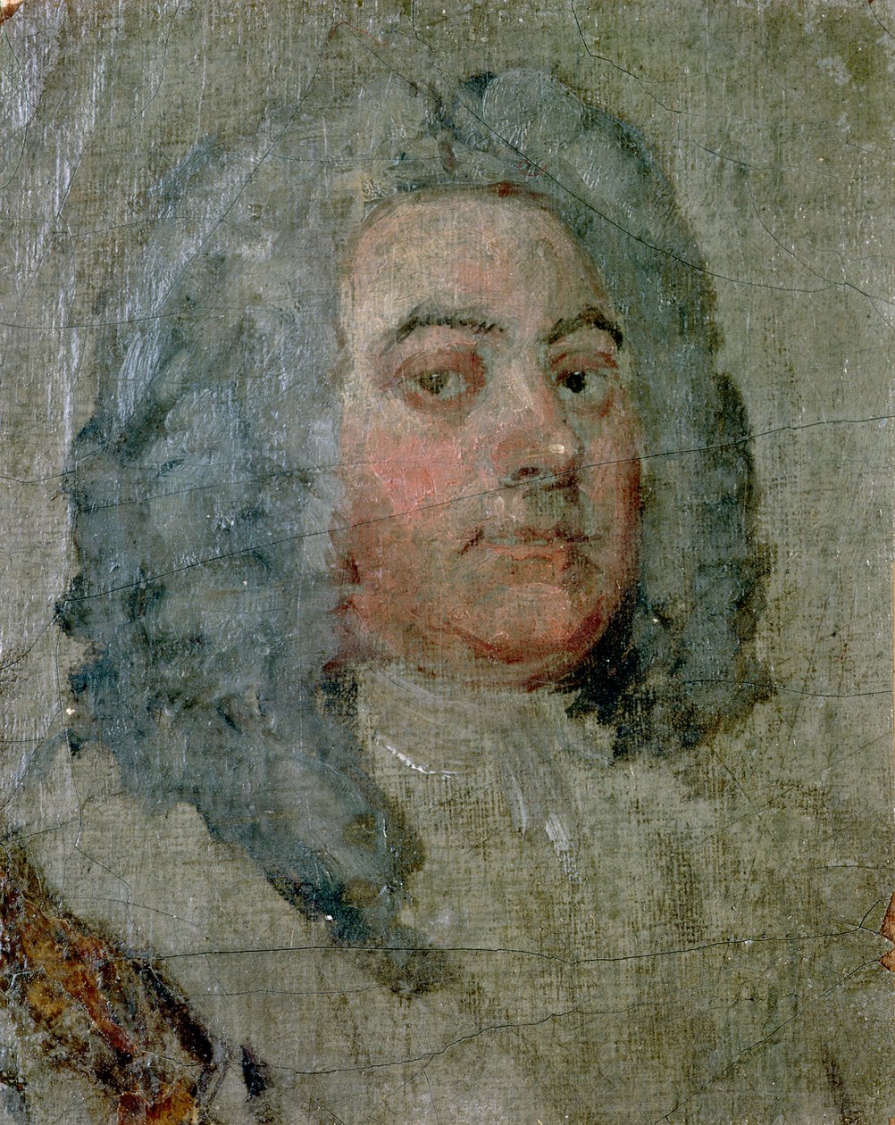 Porträtt av George Frederick Handel (1685-1759) av William Hogarth