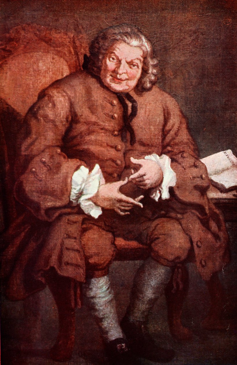 Porträtt av Simon Fraser, Lord Lovat, illustration från 