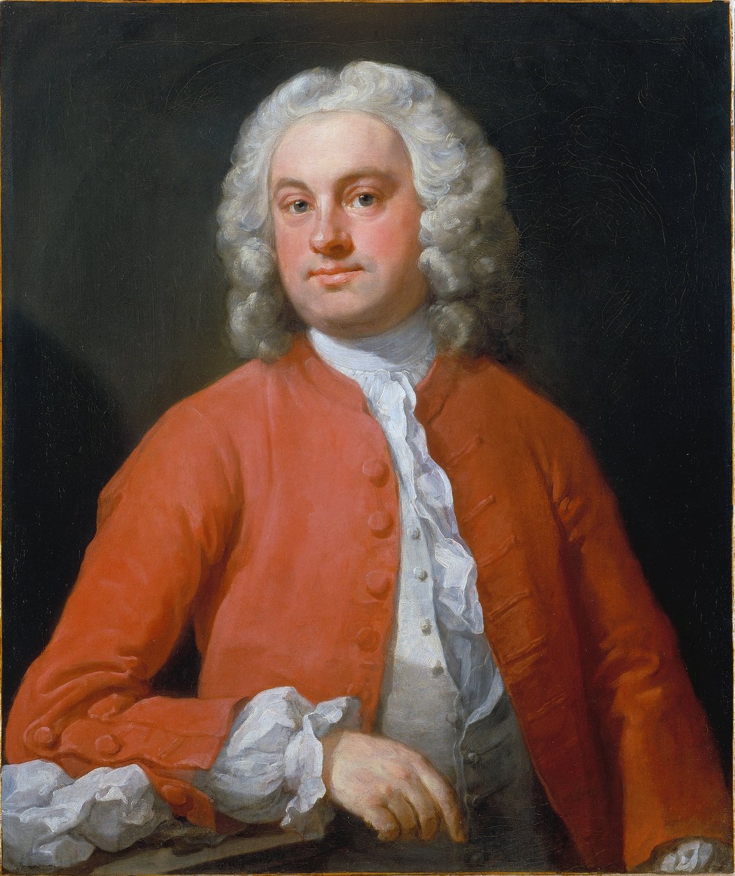 Porträtt av en man av William Hogarth