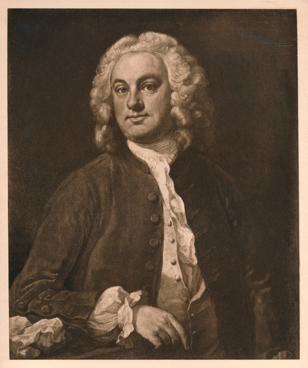 Porträtt av en man, 1741 av William Hogarth