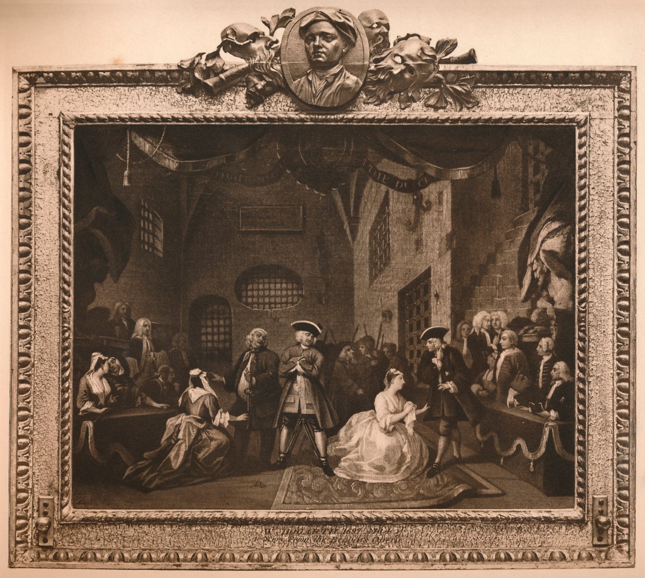 Scen från The Beggars Opera VI, 1731 av William Hogarth