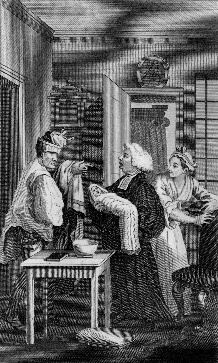 Andra frontispice till Tristram Shandy av William Hogarth av William Hogarth
