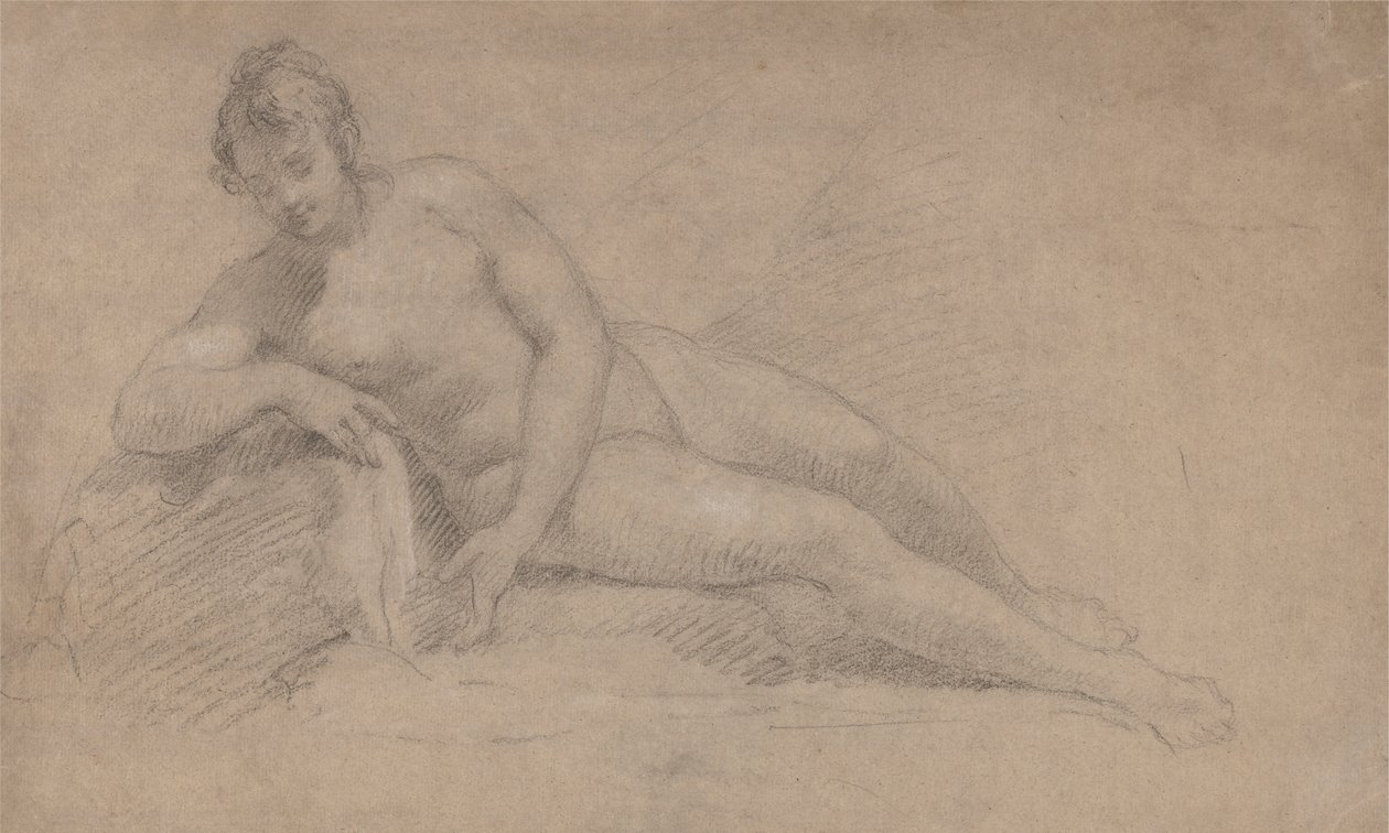Studie av en kvinnlig naken av William Hogarth