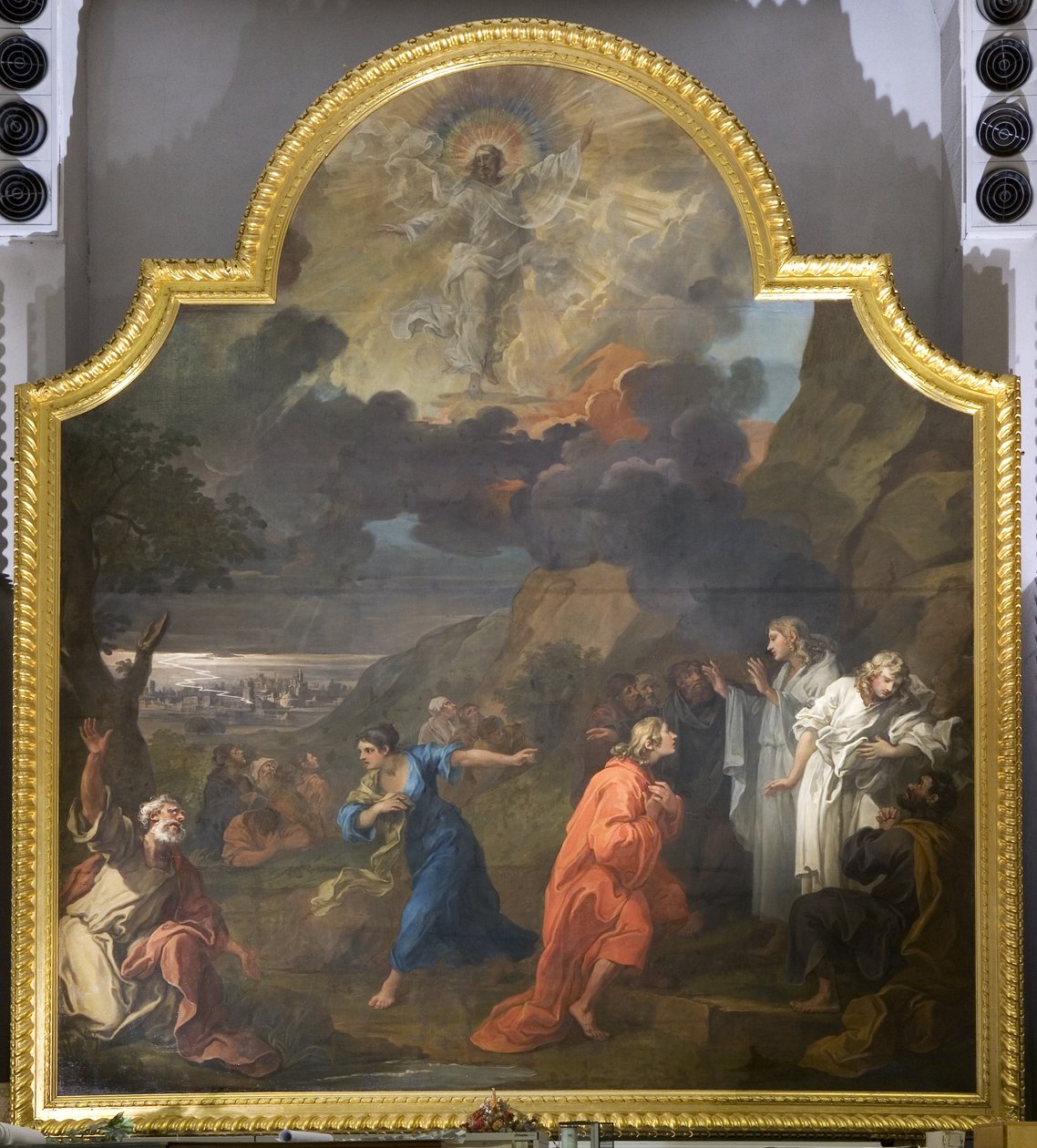 Altartavlan av St Mary Redcliffe (höger panel) av William Hogarth