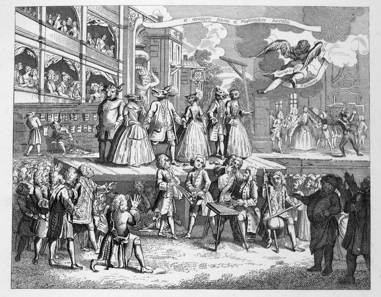 Tiggarens Opera Burlesque av William Hogarth