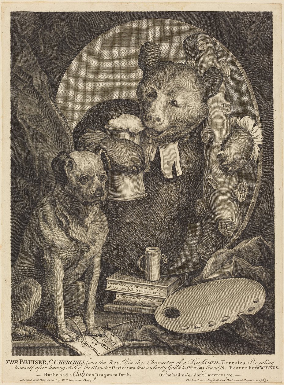 Slagskämpen av William Hogarth