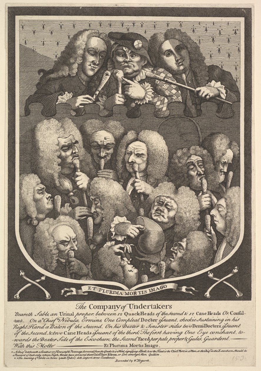 The Company of Undertakers, efter 1736. av William Hogarth