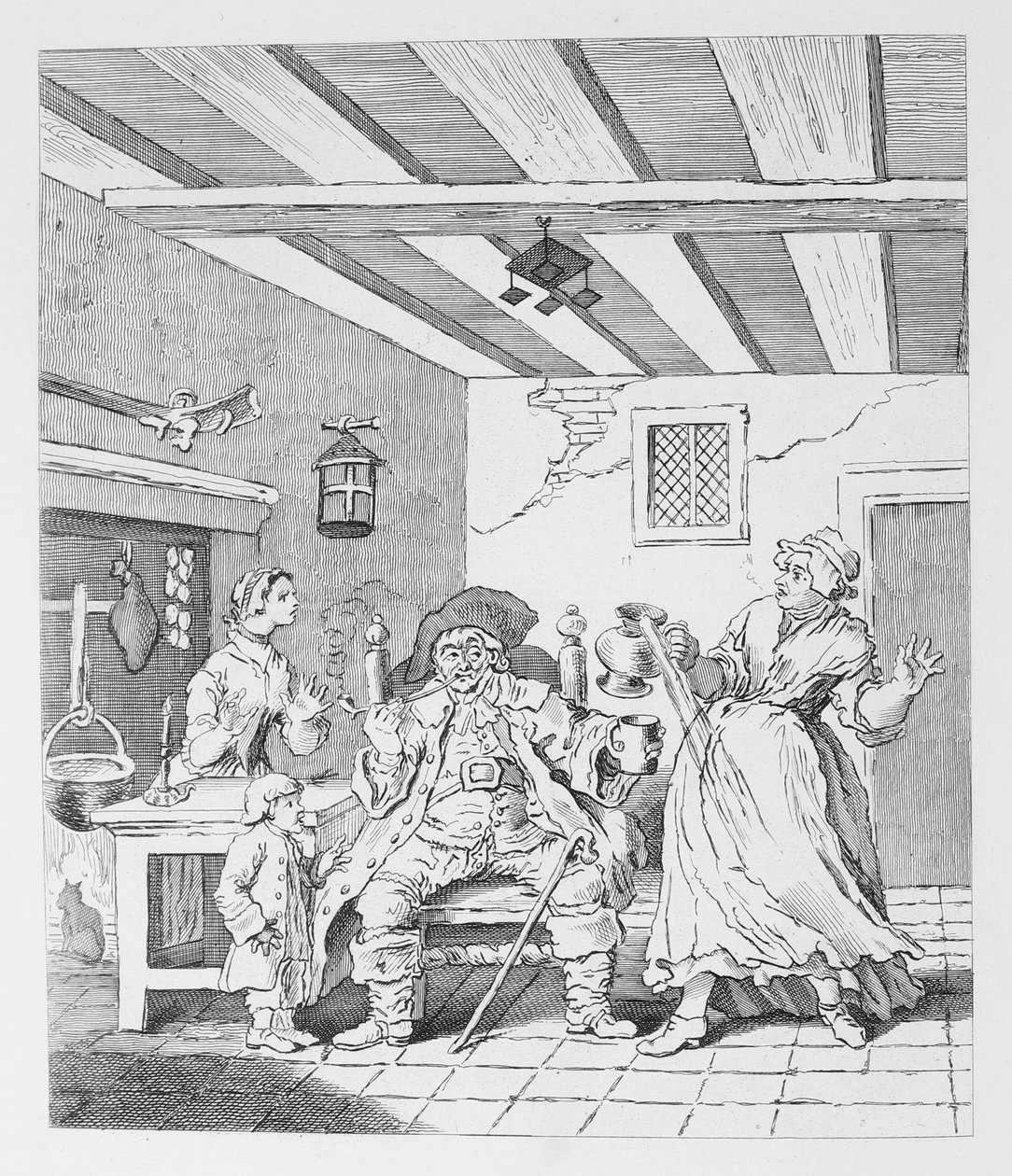 Bönderna återvänder av William Hogarth