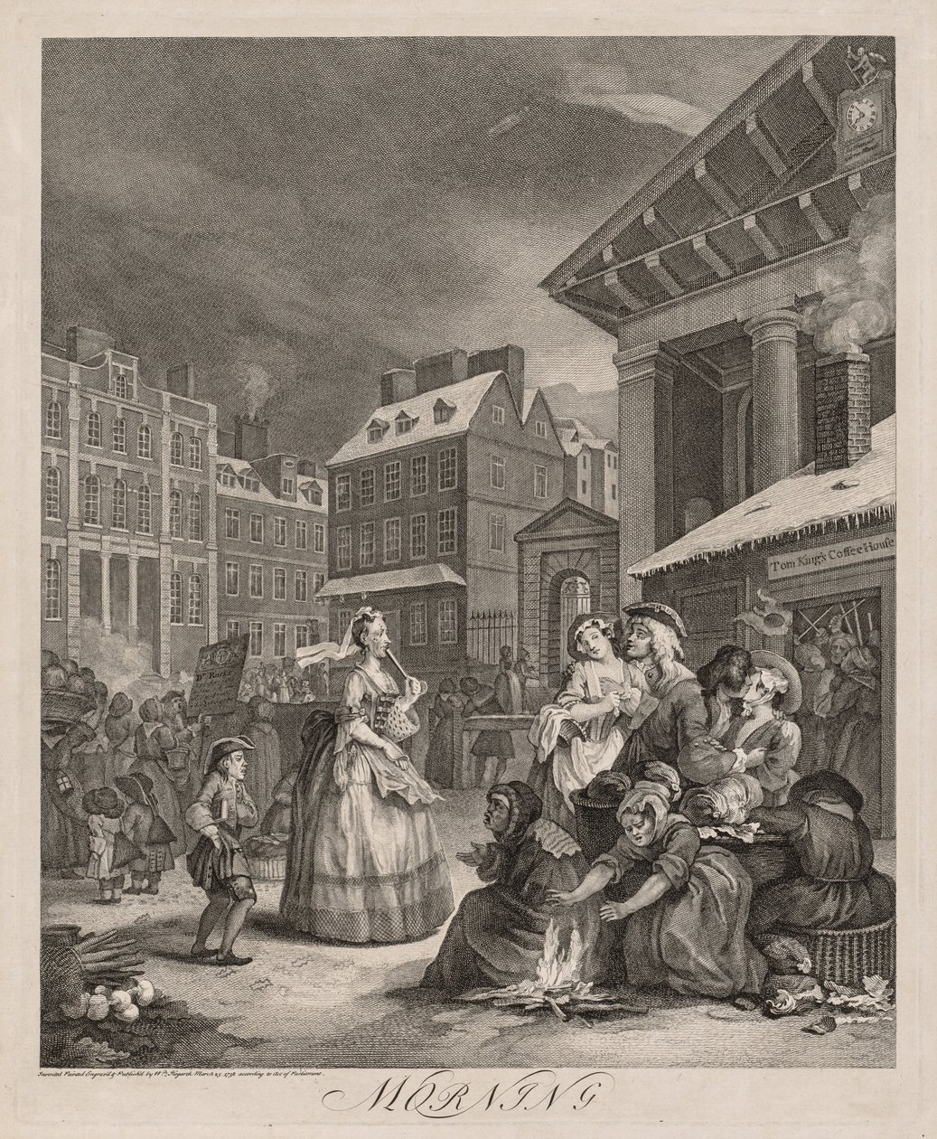 De fyra tiderna på dygnet: Morgon av William Hogarth